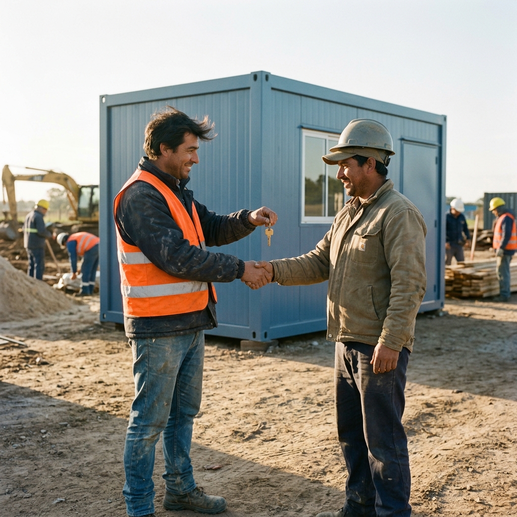 Entrega y montaje de módulos habitacionales y obradores en Uruguay