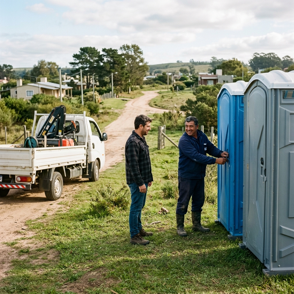 Servicio y logística de baños químicos portátiles en Uruguay